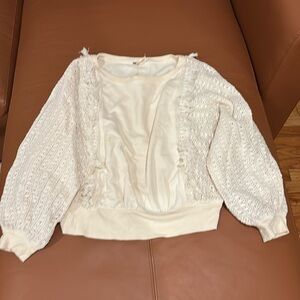Lace sweater